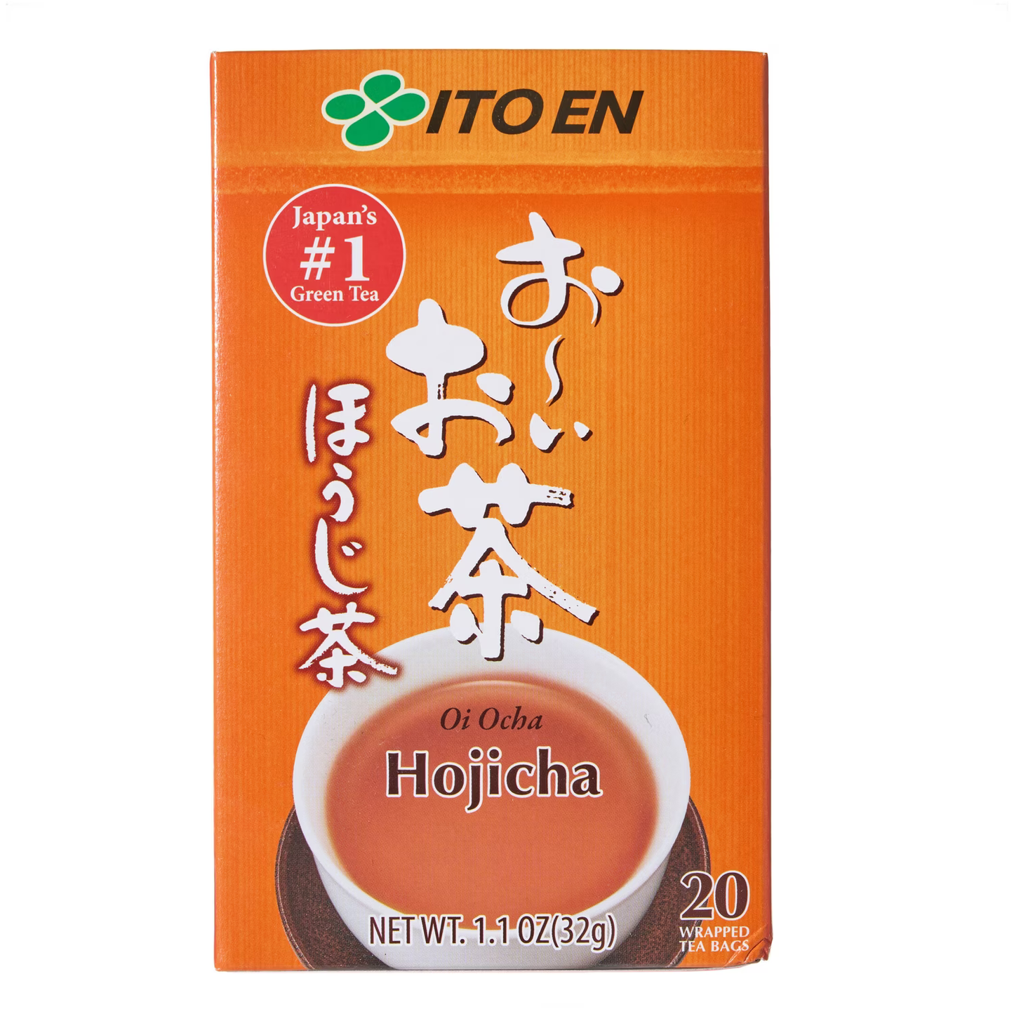 Itoen Ooi Ocha Hojicha Green Tea Bags 32g, 20 teabags