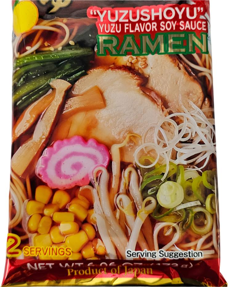 Itsuki Tokyo Style 'Yuzushoyu' Yuzu and Soy Sauce Flavour Ramen (2 servings) 172g - japansnacks.co.uk