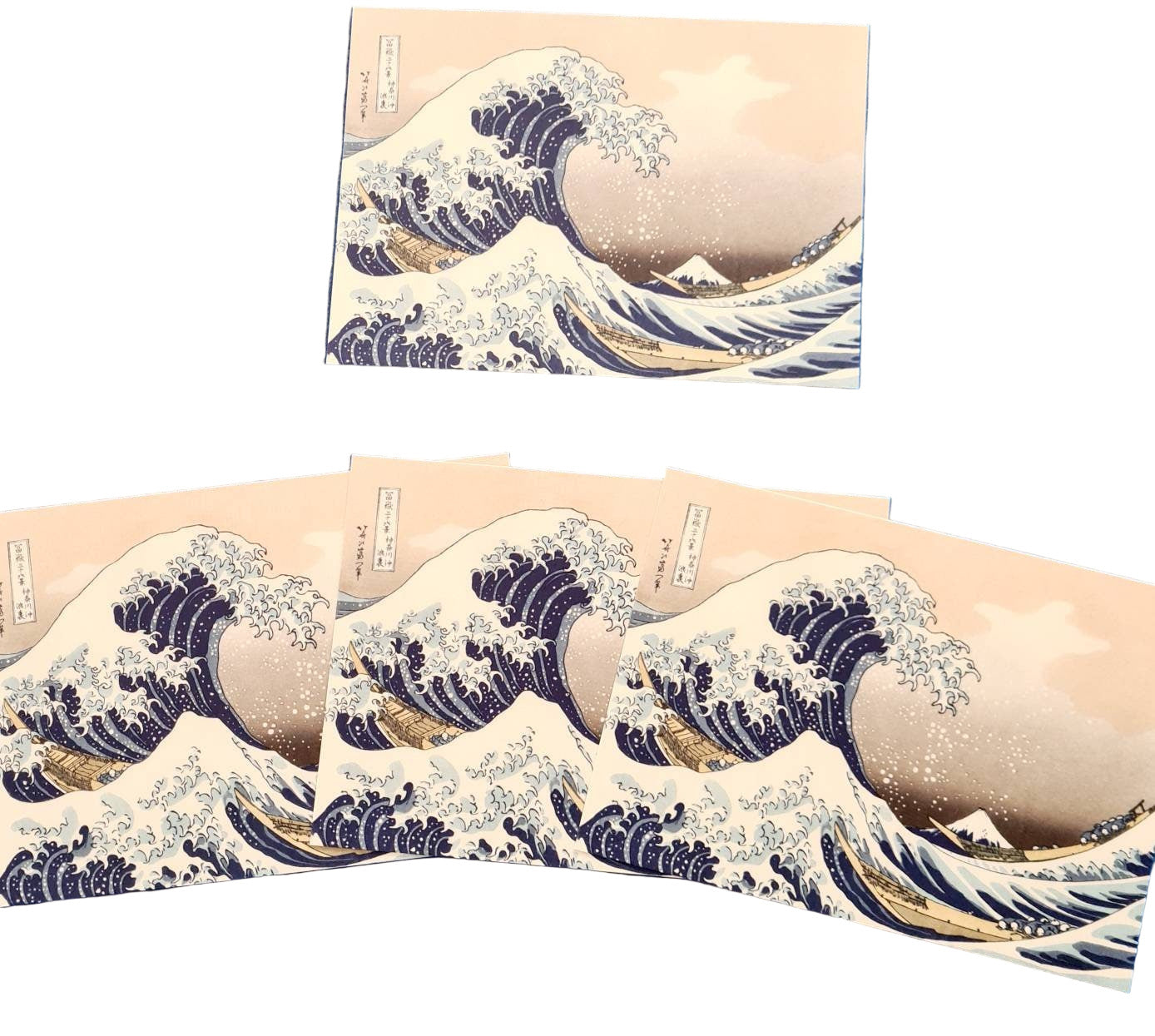 Japanese Print Postcard - The Great Wave off Kanagawa by Katsushika Hokusai