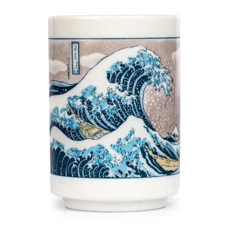 Great Wave Japanese Tea Cup