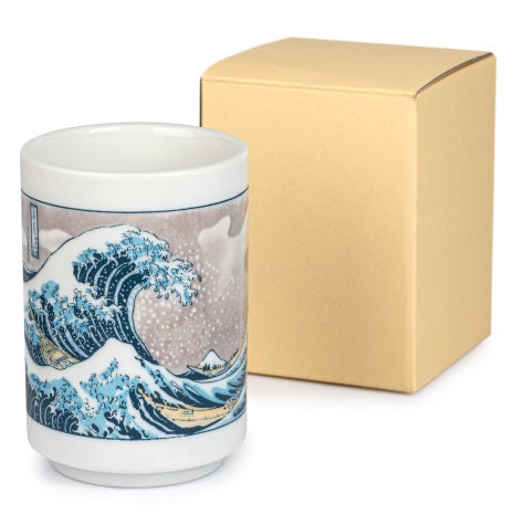 Great Wave Japanese Tea Cup