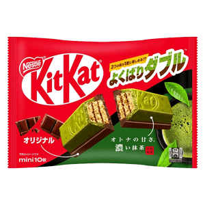 Nestlé Japanese KitKat Yokubari Double: Matcha x Original Flavour Combo