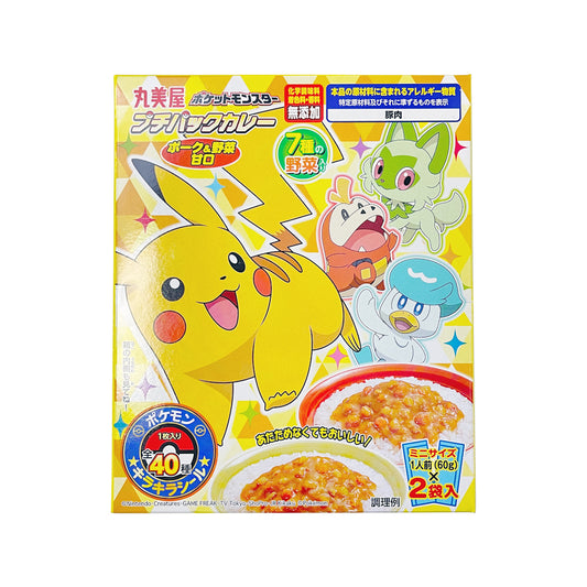 Marumiya Pokemon Instant Curry Pork & Sweet Vegetable 120g