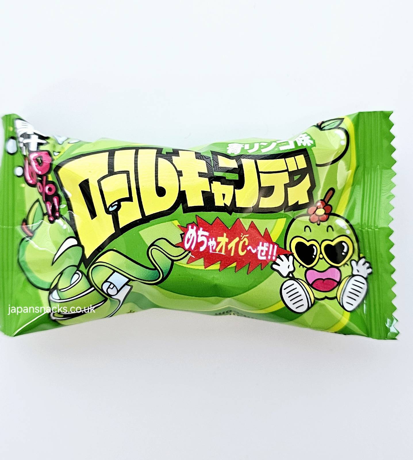 Yaokin Roll Candy Green Apple 20g - japansnacks.co.uk