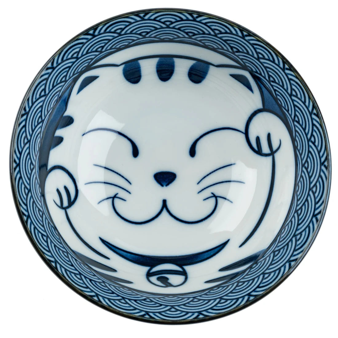 Cute Lucky Cat Ceramic Japanese Soup Bowl - japansnacks.co.uk