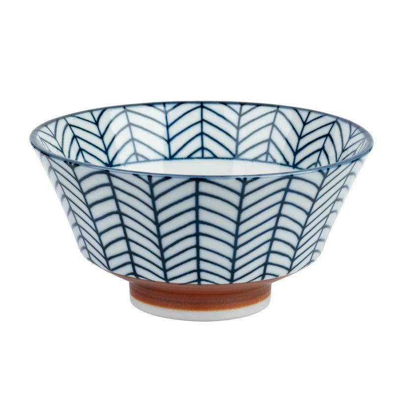 Yabane Geometric Japanese Rice Bowl - japansnacks.co.uk