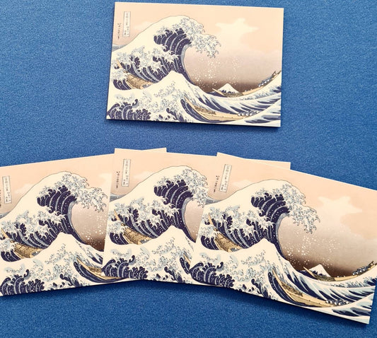 Japanese Print Postcard - The Great Wave off Kanagawa by Katsushika Hokusai