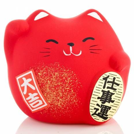 Cute Japanese Lucky Cat - Work