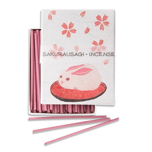 Cherry blossom Japanese incense with stand