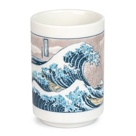 Great Wave Japanese Tea Cup